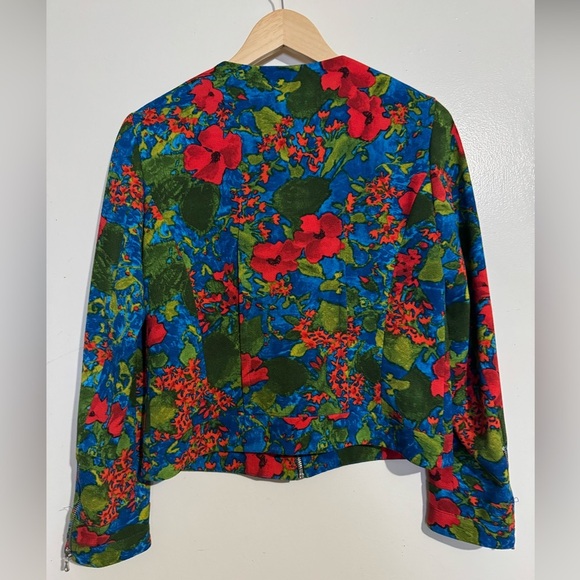 Zara Basic Floral Women's Jacket size Medium - Picture 9 of 11